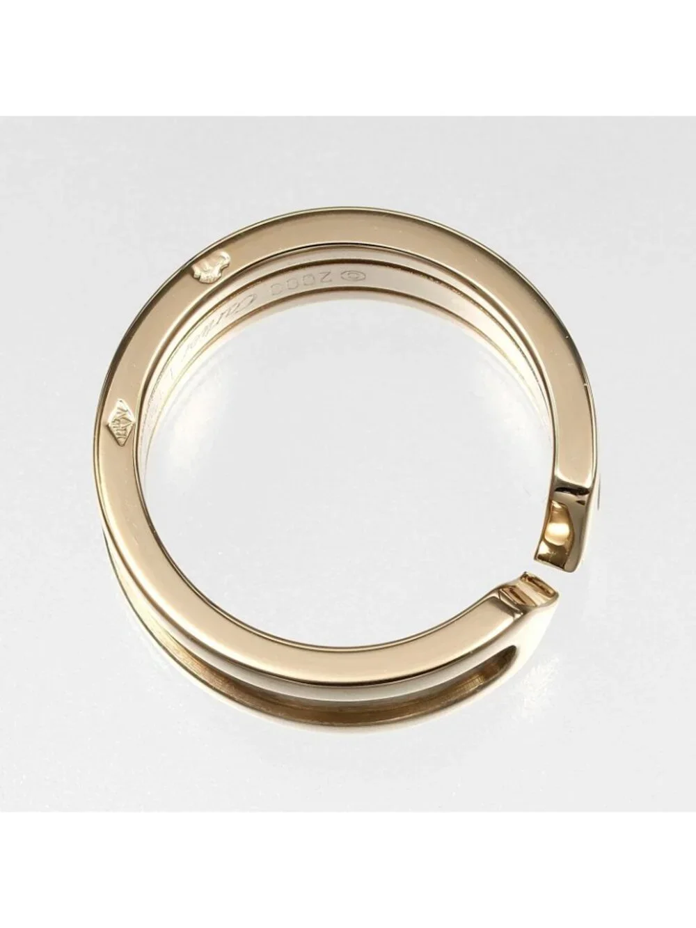 Cartier 2C 18k Yellow Gold Ring